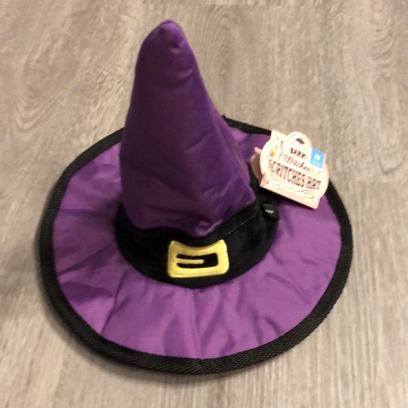 NEW- Bark Box Witches Hat and Pumpkin - Picture 2 of 7